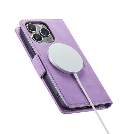iPhone 15 Pro Max Bright Lila - MagSafe Book Case