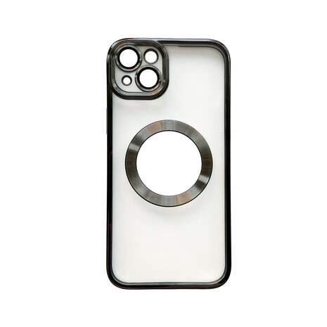 iPhone 15 Zwart - TPU Back Cover - Geschikt voor Magsafe