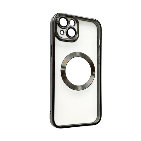 iPhone 15 Zwart - TPU Back Cover - Geschikt voor Magsafe