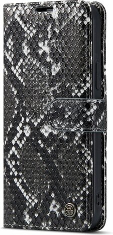 iPhone 13 Mini Zwart - Slangen Book Case
