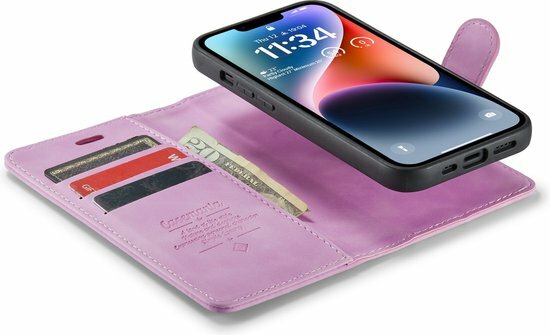 iPhone 14 Pastel Lila - 2 in 1 Book Case