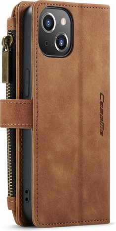iPhone 13 Mini Sienna Brown - Book Case met Rits
