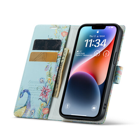 iPhone 14 met Pauw Print - Book Case