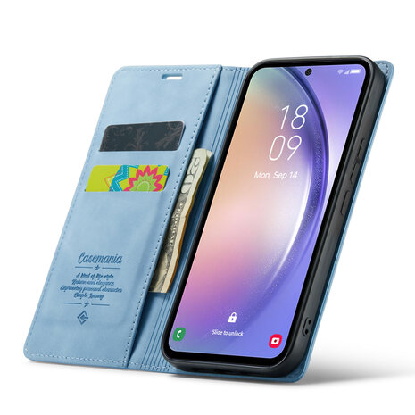 Samsung A15 - Sky Blue - Book Case