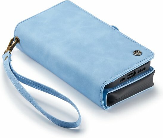 iPhone 13 Sky Blue - 2 in 1 Extra Vakken Book Case