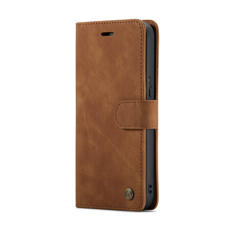 iPhone 12 Pro Max Sienna Brown - 2 in 1 Book Case