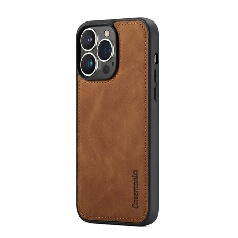 iPhone 12 Pro Max Sienna Brown - 2 in 1 Book Case