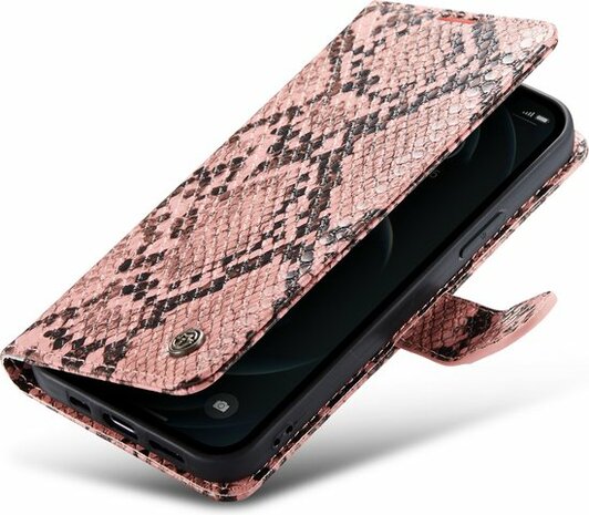 iPhone 11 Roze - Slangen Book Case