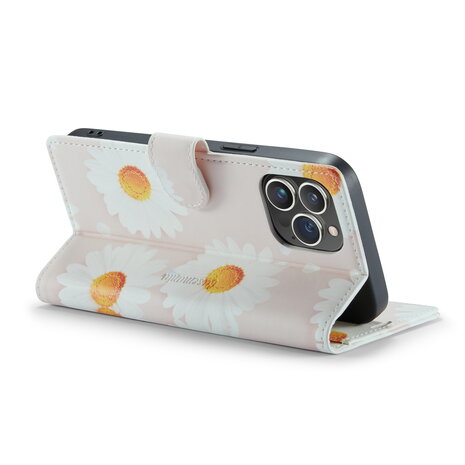 iPhone 14 Pro met Daisy Print - Book Case