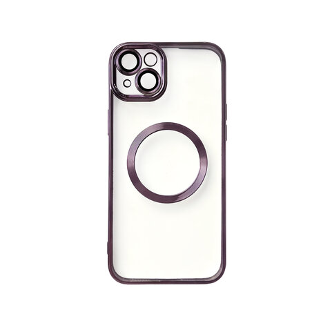 iPhone 15 Paars - TPU Back Cover - Geschikt voor Magsafe
