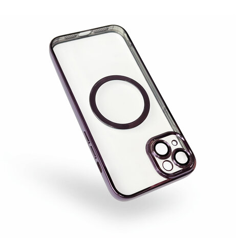 iPhone 15 Paars - TPU Back Cover - Geschikt voor Magsafe
