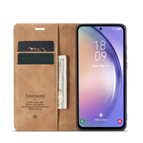 Samsung A34 5G Sienna Brown - Book Case