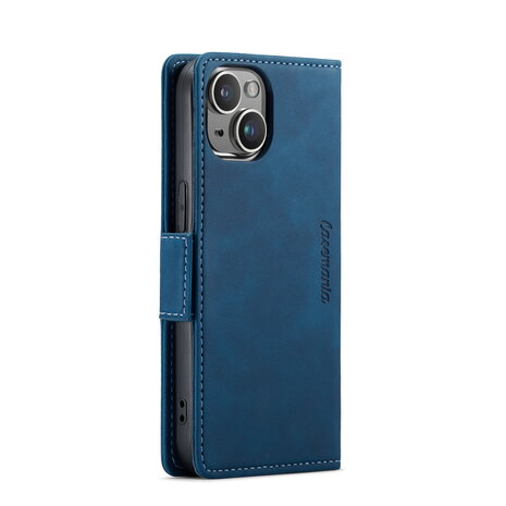 iPhone 15 Navy Blue - MagSafe Book Case