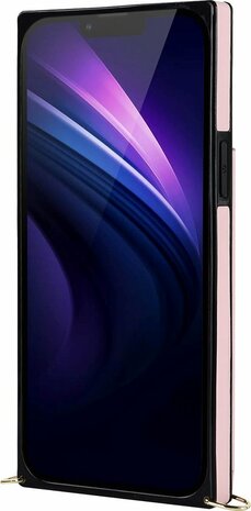 iPhone 14 Pro Roze - Back Cover met Koord