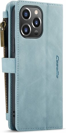 iPhone 13 Pro Aqua Blue - Book Case met Rits