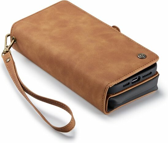 iPhone 13 Pro Max Sienna Brown - 2 in 1 Extra Vakken Book Case