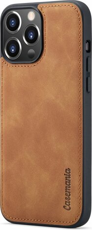 iPhone 13 Pro Max Sienna Brown - 2 in 1 Extra Vakken Book Case