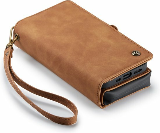iPhone 13 Mini Sienna Brown - 2 in 1 Extra Vakken Book Case