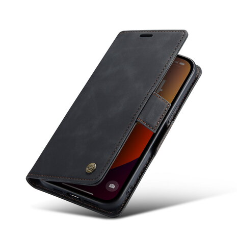 iPhone 15 Pro Max Charcoal Gray - MagSafe Book Case