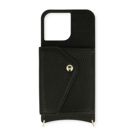 iPhone 14 Pro Zwart - Back Cover met Band