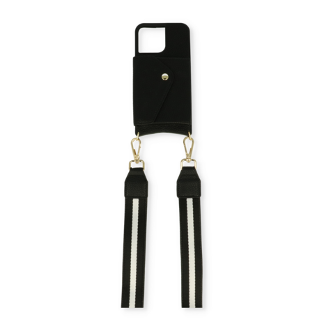iPhone 14 Pro Zwart - Back Cover met Band