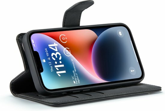 iPhone 14 Charcoal Gray - 2 in 1 Book Case
