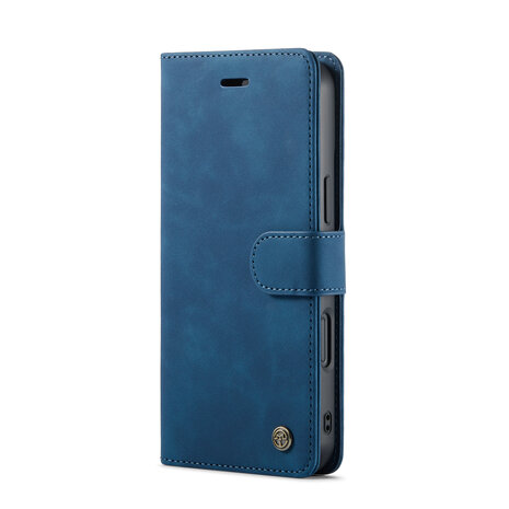 iPhone 16 Plus - Navy Blue - 2 in 1 Book Case