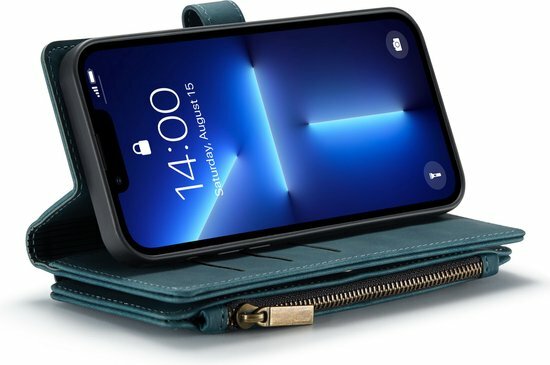 iPhone 13 Pro Emerald Green - Book Case met Rits