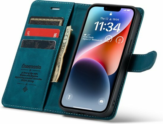 iPhone 14 Emerald Green - 2 in 1 Book Case