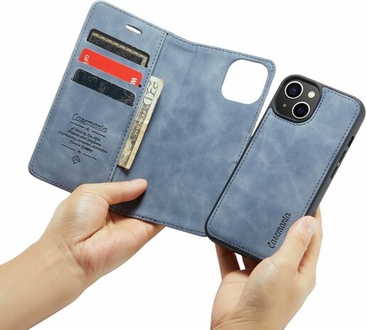 iPhone 14 Shadow Gray - 2 in 1 Book Case