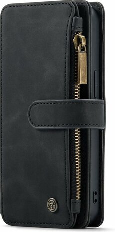 iPhone 13 Mini Charcoal Gray - Book Case met Rits