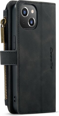 iPhone 13 Mini Charcoal Gray - Book Case met Rits