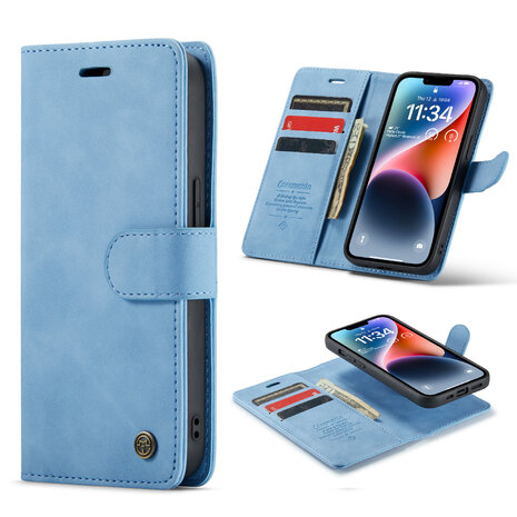 iPhone 13 Mini Sky Blue - 2 in 1 Book Case