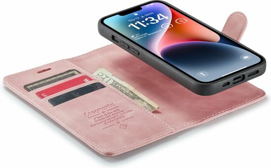 iPhone 14 Pale Pink - 2 in 1 Book Case
