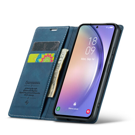 Oppo A78 5G Navy Blue - Book Case