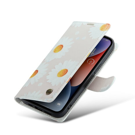 iPhone 14 met Daisy Print - Book Case