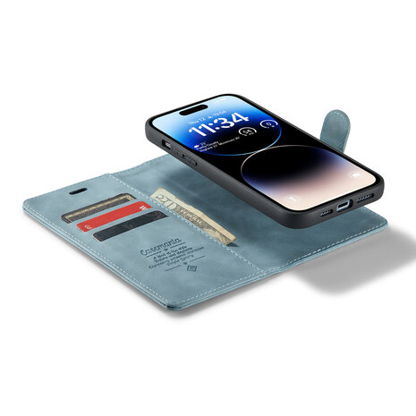 iPhone 13 Pro Aqua Blue - 2 in 1 Book Case