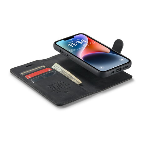 iPhone 13 Mini Charcoal Gray - 2 in 1 Book Case
