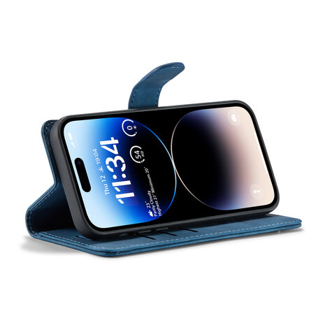 iPhone 13 Pro Navy Blue - 2 in 1 Book Case