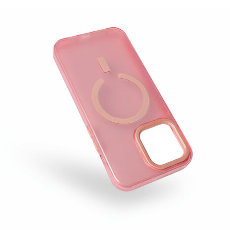 iPhone 15 Roze - Extra Stevig TPU Back Cover - Geschikt voor Magsafe