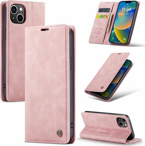 iPhone 14 Pale Pink - Book Case