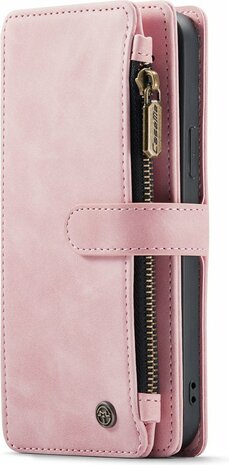 iPhone 13 Pro Pale Pink - Book Case met Rits