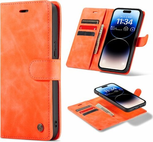 iPhone 14 Pro Topaz Orange - 2 in 1 Book Case