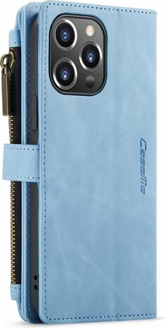 iPhone 13 Pro Max Sky Blue - Book Case met Rits