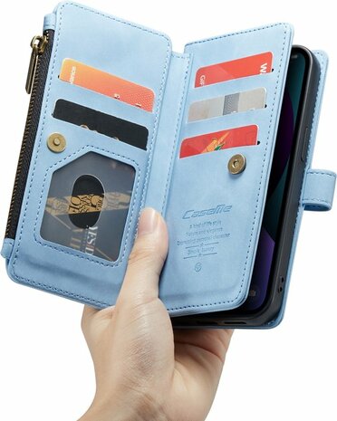 iPhone 13 Mini Sky Blue - Book Case met Rits