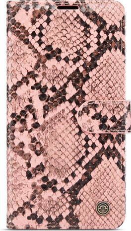 iPhone 13 Mini Roze - Slangen Book Case