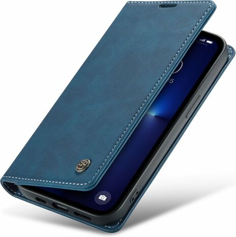 iPhone 12 Pro Max Navy Blue - Book Case