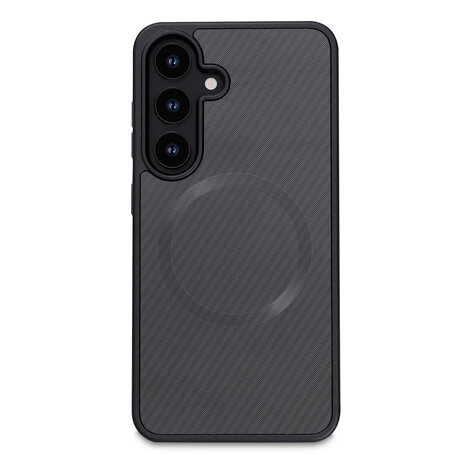 Samsung S25 - Zwart - Carbon MagSafe Back Cover