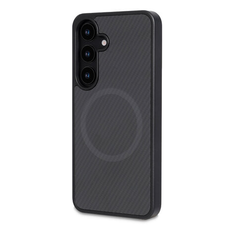 Samsung S25 - Zwart - Carbon MagSafe Back Cover