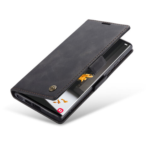 Samsung S24 Ultra Charcoal Gray - Book Case
